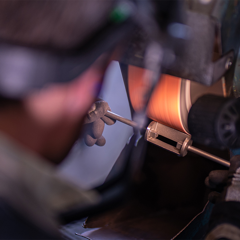 11. The parts are then milled and deburred