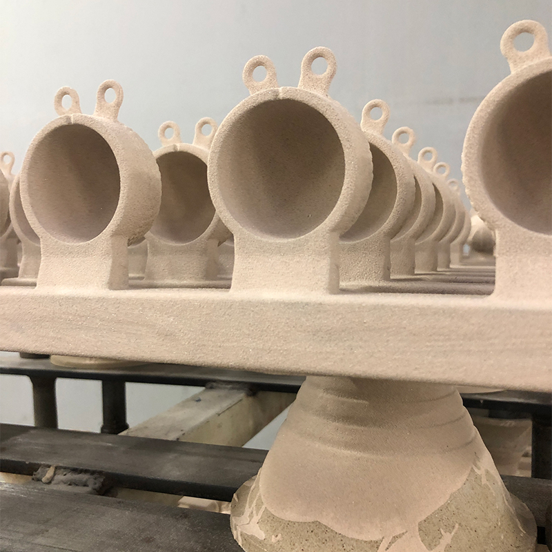 4. Automated ceramic first layer investment