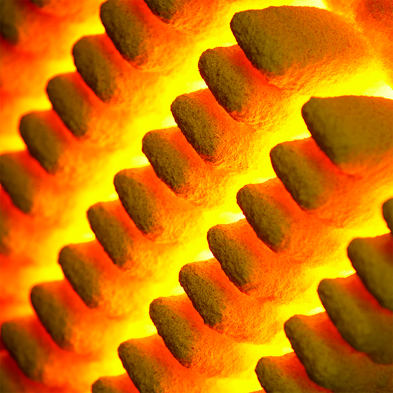 7. Pre-heating the ceramic molds